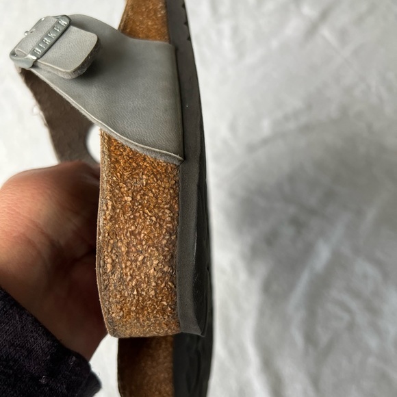 Birkenstock Gizeh Silver Women’s  size 8/38 - Picture 4 of 8